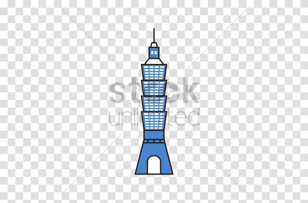 Taipei Tower Vector Image, Architecture, Building, Urban, City Transparent Png