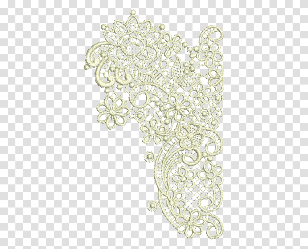 Taj Border End Mirror Embroidery Design From Border Embroidery Designs, Lace, Rug Transparent Png