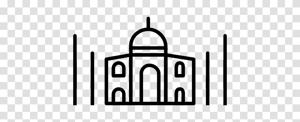 Taj Mahal Icon With And Vector Format For Free Unlimited, Gray, World Of Warcraft Transparent Png