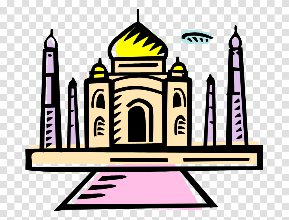 Taj Mahal Silhouette, Dome, Architecture, Building, Mosque Transparent Png