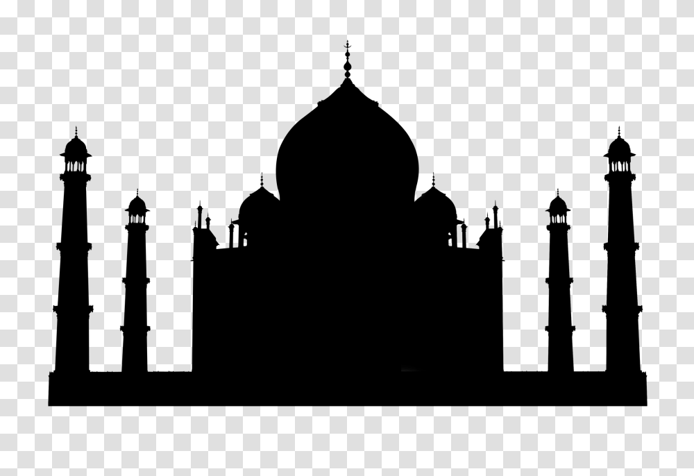 Taj Mahal Silhouette Free Download, Logo, Trademark Transparent Png