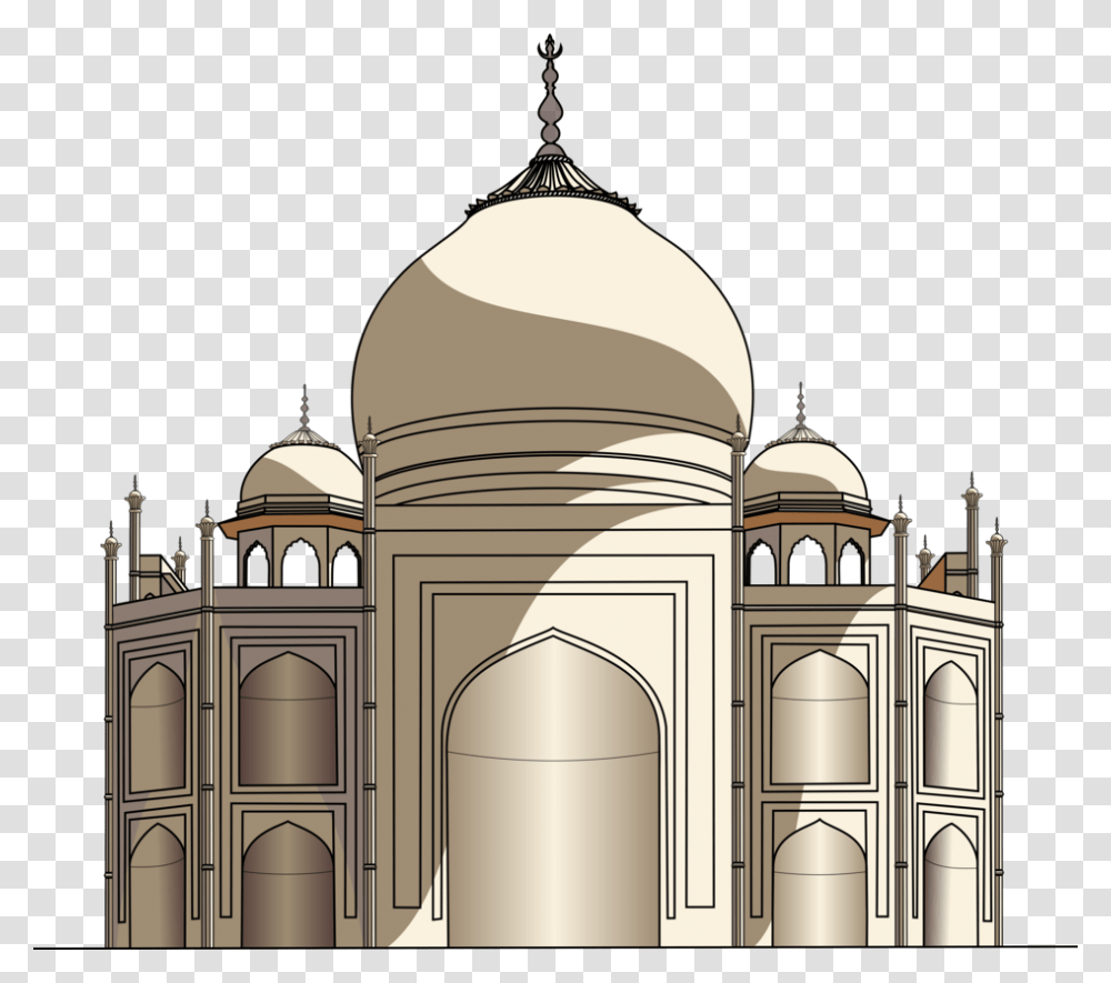 Taj Mahal Vector By Dark Samus1 Taj Mahal, Dome, Architecture, Building, Lamp Transparent Png