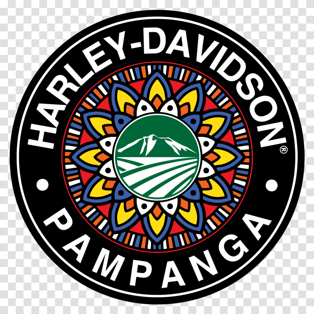 Take A Free Test Ride Harley Davidson Of Pampanga Circle, Logo, Symbol, Trademark, Art Transparent Png