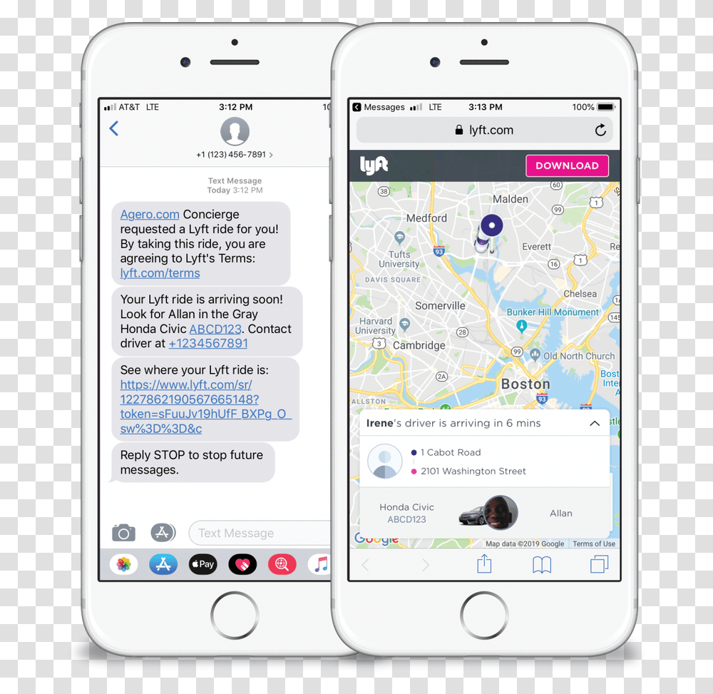 Take A Lyft With Your Tow Free Rides For The Roadside Iphone, Mobile Phone, Electronics, Cell Phone, GPS Transparent Png