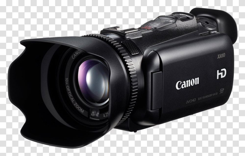 Take Home Videos Camcorder Video Camera Hd Canon X10 Video Camera, Electronics, Digital Camera,  Transparent Png