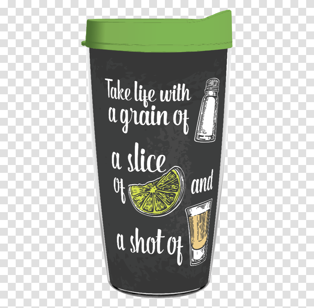 Take Life With A Grain Of Salt A Slice Of Lime And Guinness, Beverage, Alcohol, Liquor Transparent Png