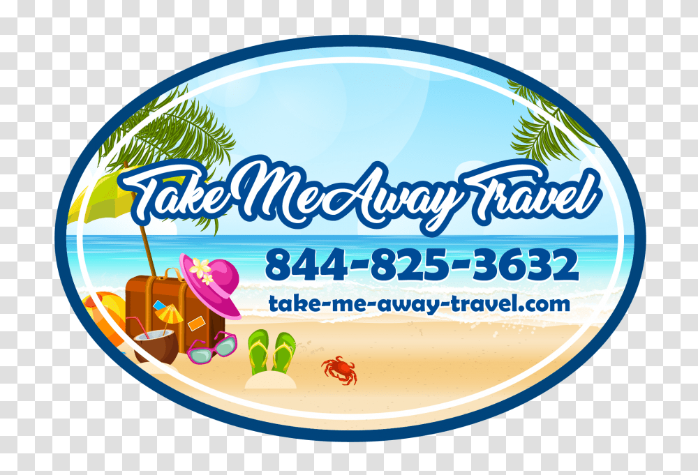 Take Me Away Travel, Label, Meal, Food Transparent Png