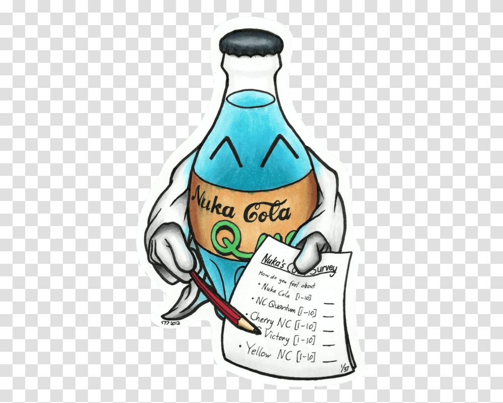 Take Nuka S Coly Survey, Bottle, Beverage, Drink Transparent Png