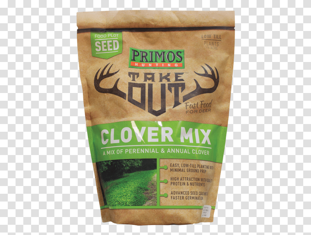 Take Out Seed Clover Blend 3 Lb Bag Grass, Book, Food, Plant, Flour Transparent Png