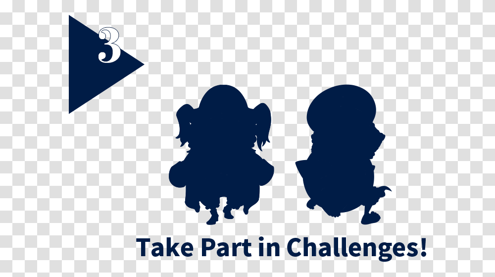 Take Part In Challenges Illustration, Person, Poster, Advertisement Transparent Png
