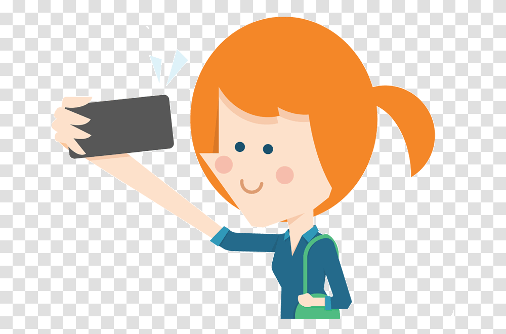 Taking A Selfie Flosocial Cartoon, Blow Dryer, Appliance, Hair Drier Transparent Png