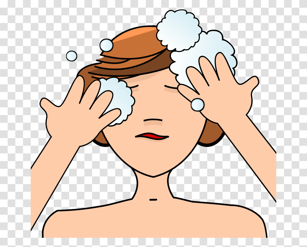 Taking A Shower Taking Shower, Face, Person, Washing, Head Transparent Png