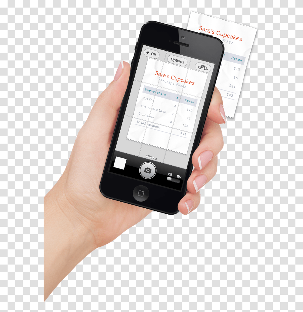 Taking Photo Of Receipt, Mobile Phone, Electronics, Cell Phone, Person Transparent Png