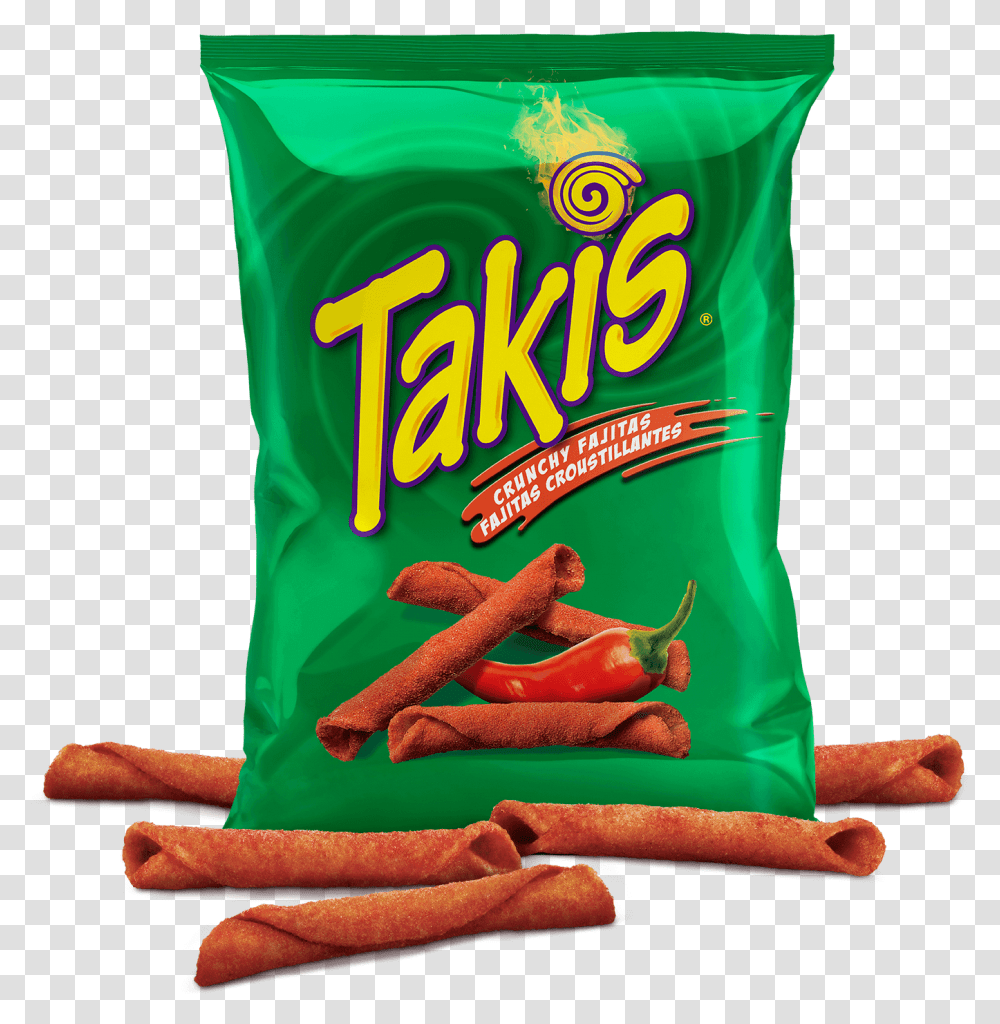 Takis Bag Crunchy Fajitas Takis Fuego Azul, Food, Sweets, Plant, Snack Transparent Png