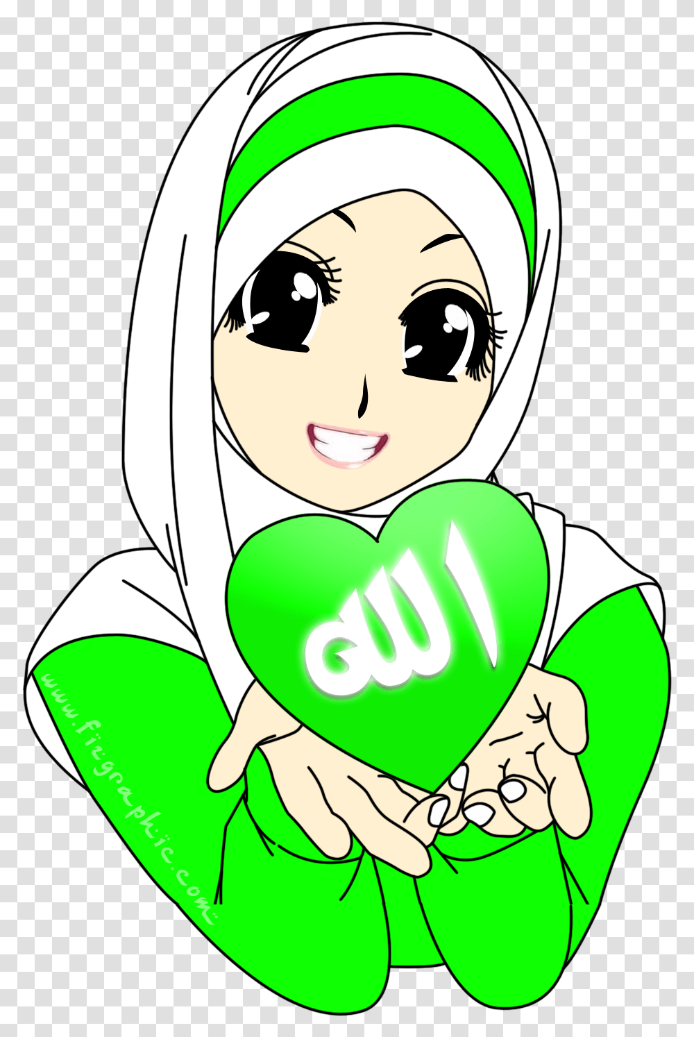Takumim Which Muslim Anime Girl Pic You Like Most Art Muslim Hijab Cartoon, Heart, Female, Food Transparent Png