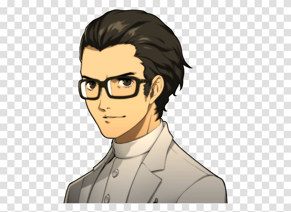 Takuto Maruki Maruki Persona 5, Glasses, Accessories, Face, Head Transparent Png