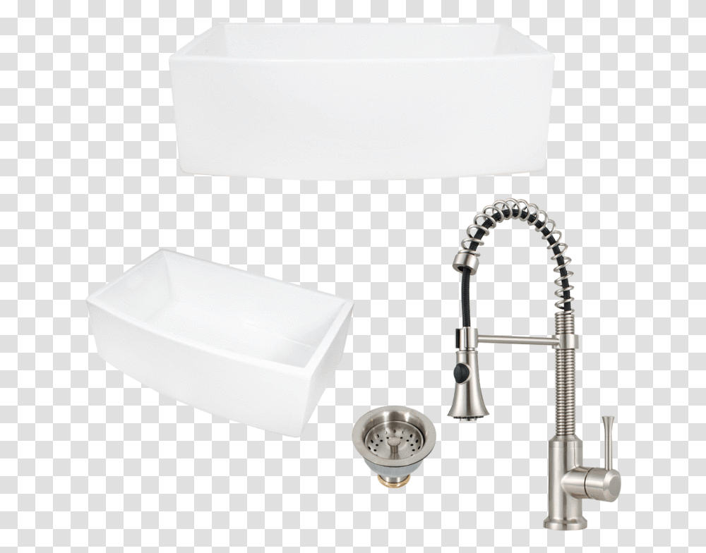 Talbott Fireclay Curved Apron Water Tap, Sink Faucet, Indoors, Shower Faucet Transparent Png