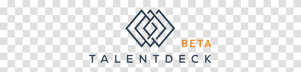 Talent Deck Logo, Trademark, Triangle Transparent Png