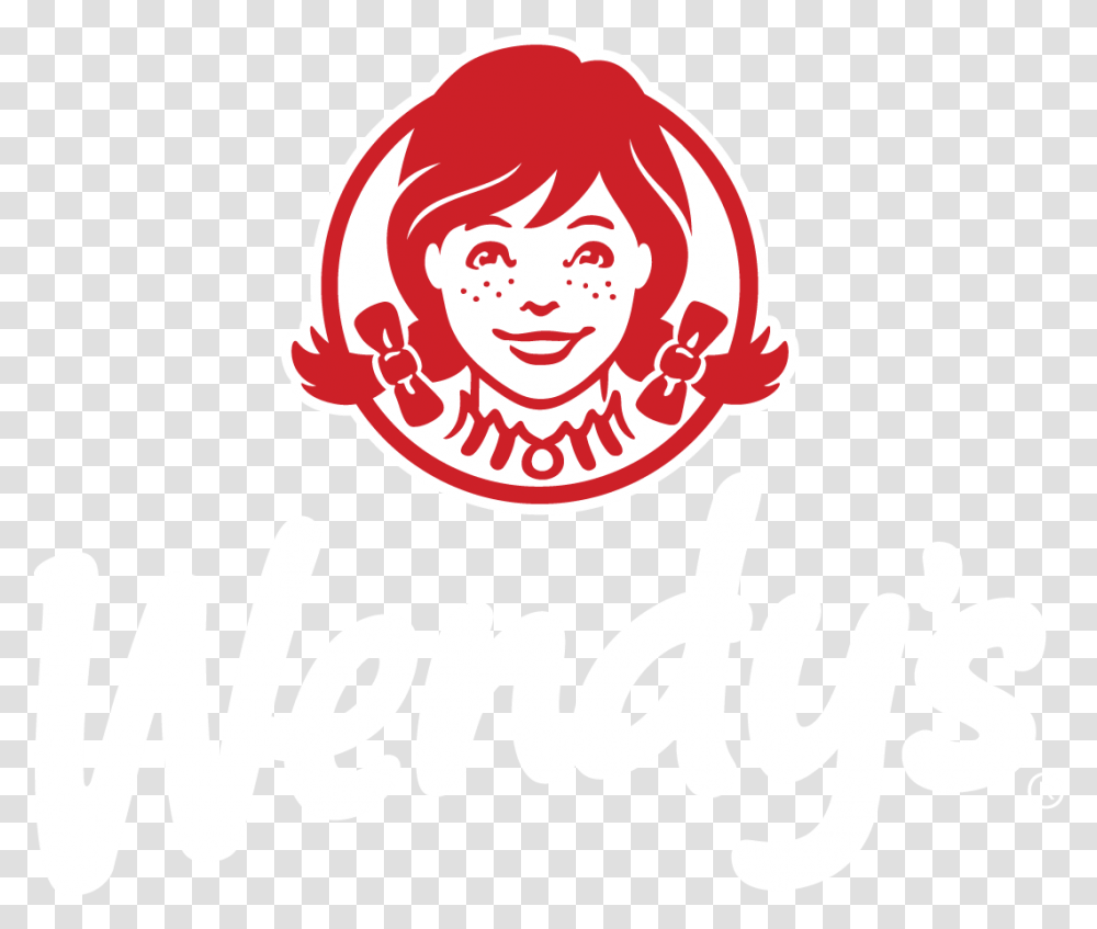 Talentreef Wendys Logo White, Label, Text, Symbol, Trademark Transparent Png