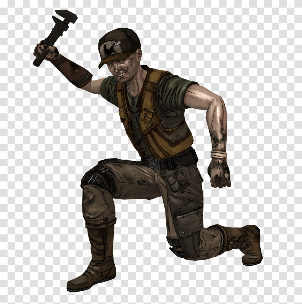 Tales From The Borderlands Scooter Download Scooter Pick From Borderlands, Person, Helmet, Ninja Transparent Png