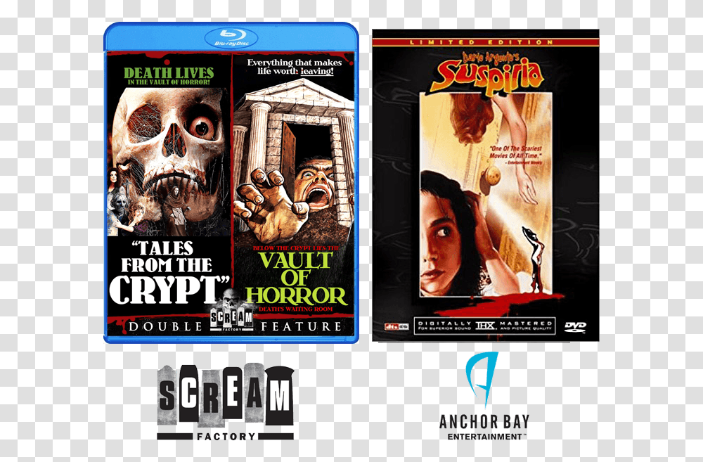 Tales From The Crypt Vault Of Horror Blu Ray, Person, Poster, Advertisement, Flyer Transparent Png