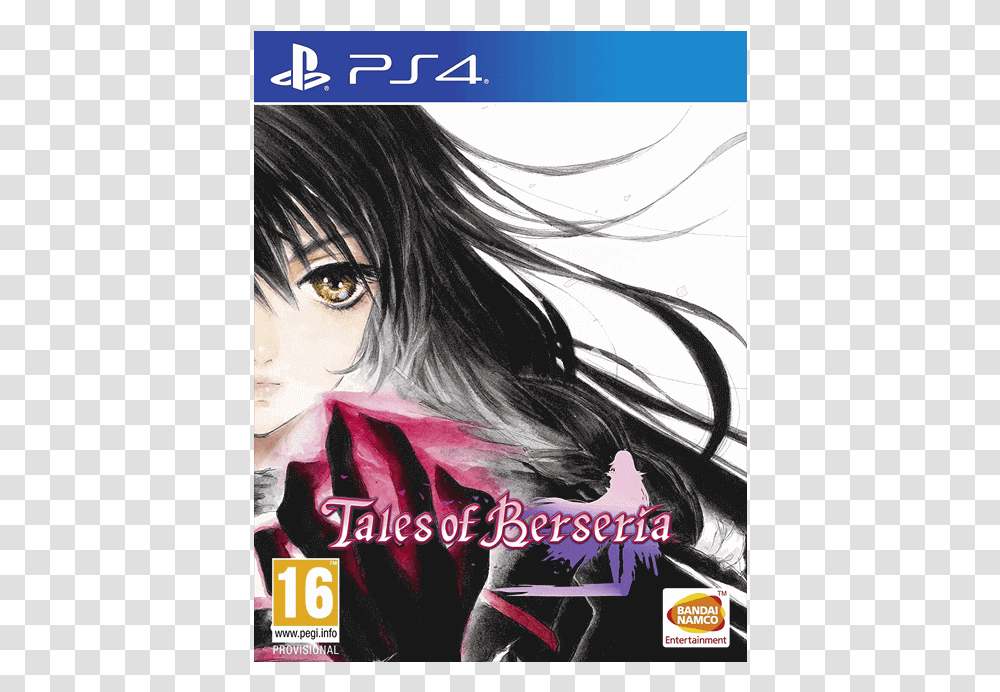 Tales Of Berseria Ps4 Cover, Book, Comics, Person, Human Transparent Png