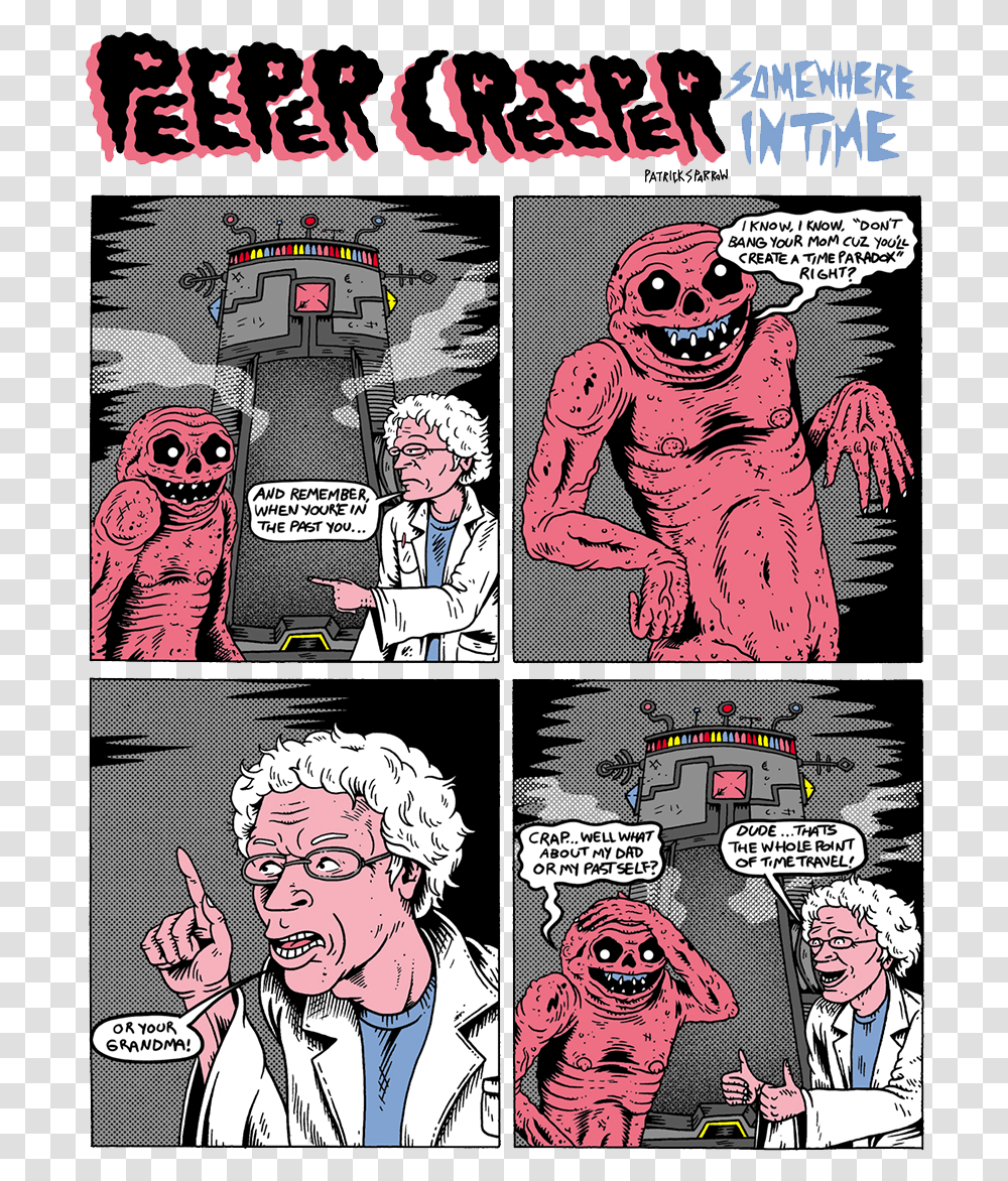Tales Of The Peeper Creeper By Patrick Sparrow Tales Of The Peeper Creeper, Comics, Book, Person, Human Transparent Png