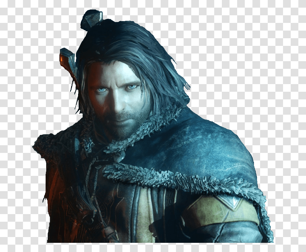 Talion Render Ranger From Shadow Of Mordor, Person, Costume, Face Transparent Png