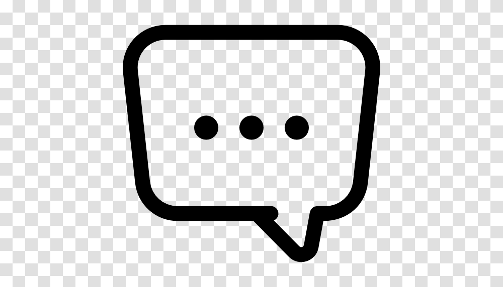 Talk Icon, Stencil, Face Transparent Png