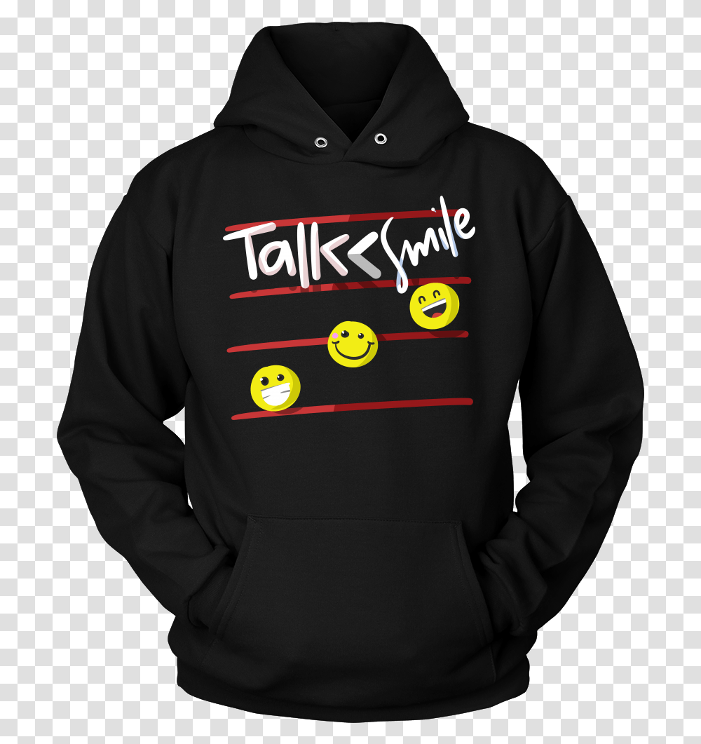 Talk Less Smile More Funny Saying Photograph Hoodie Best Friends Sweatshirts Designs, Clothing, Apparel, Sweater, Person Transparent Png