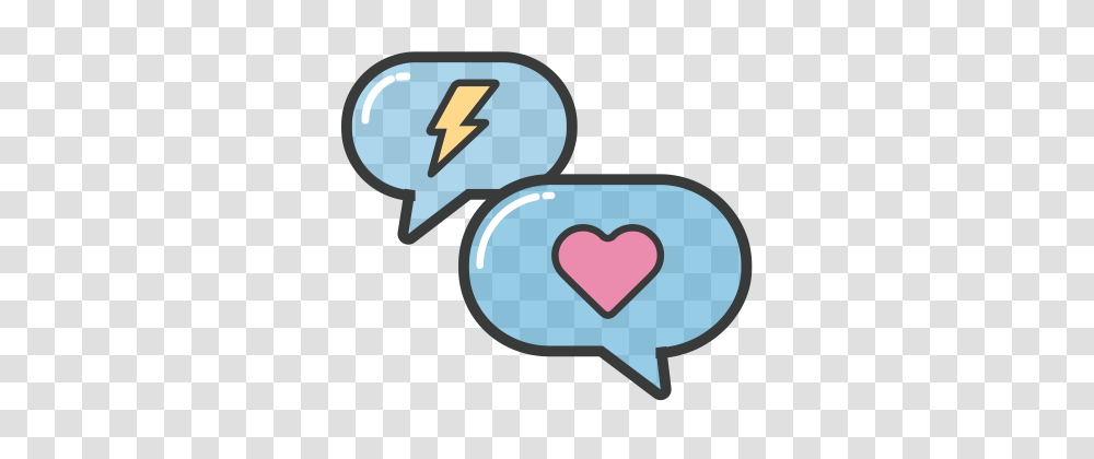 Talk, Heart, Purple, Rubber Eraser Transparent Png