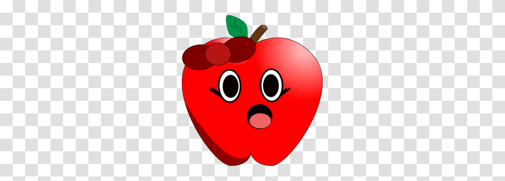 Talking Girl Apple Clip Art, Plant, Fruit, Food, Disk Transparent Png