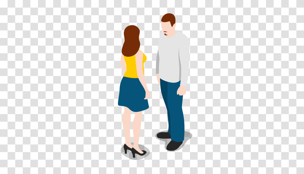 Talking Meeting Conversation People Persons Icon Free Of City, Pants, Standing, Sleeve Transparent Png