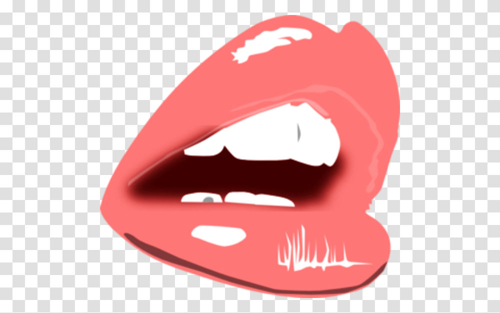 Talking Mouth Clipart Glossy Lips Clip Art, Teeth, Baseball Cap, Hat Transparent Png