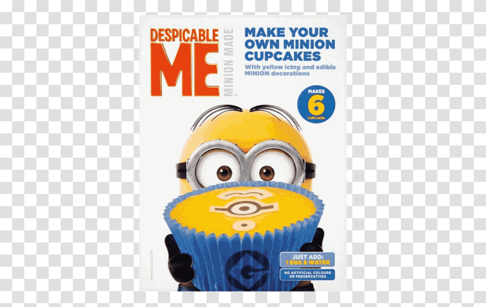 Tall And Wide Minion, Cupcake, Cream, Dessert, Food Transparent Png