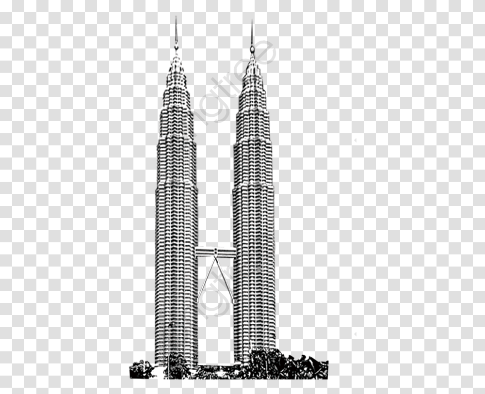 Tall Building Clipart Petronas Twin Tower, High Rise, City, Urban, Town Transparent Png