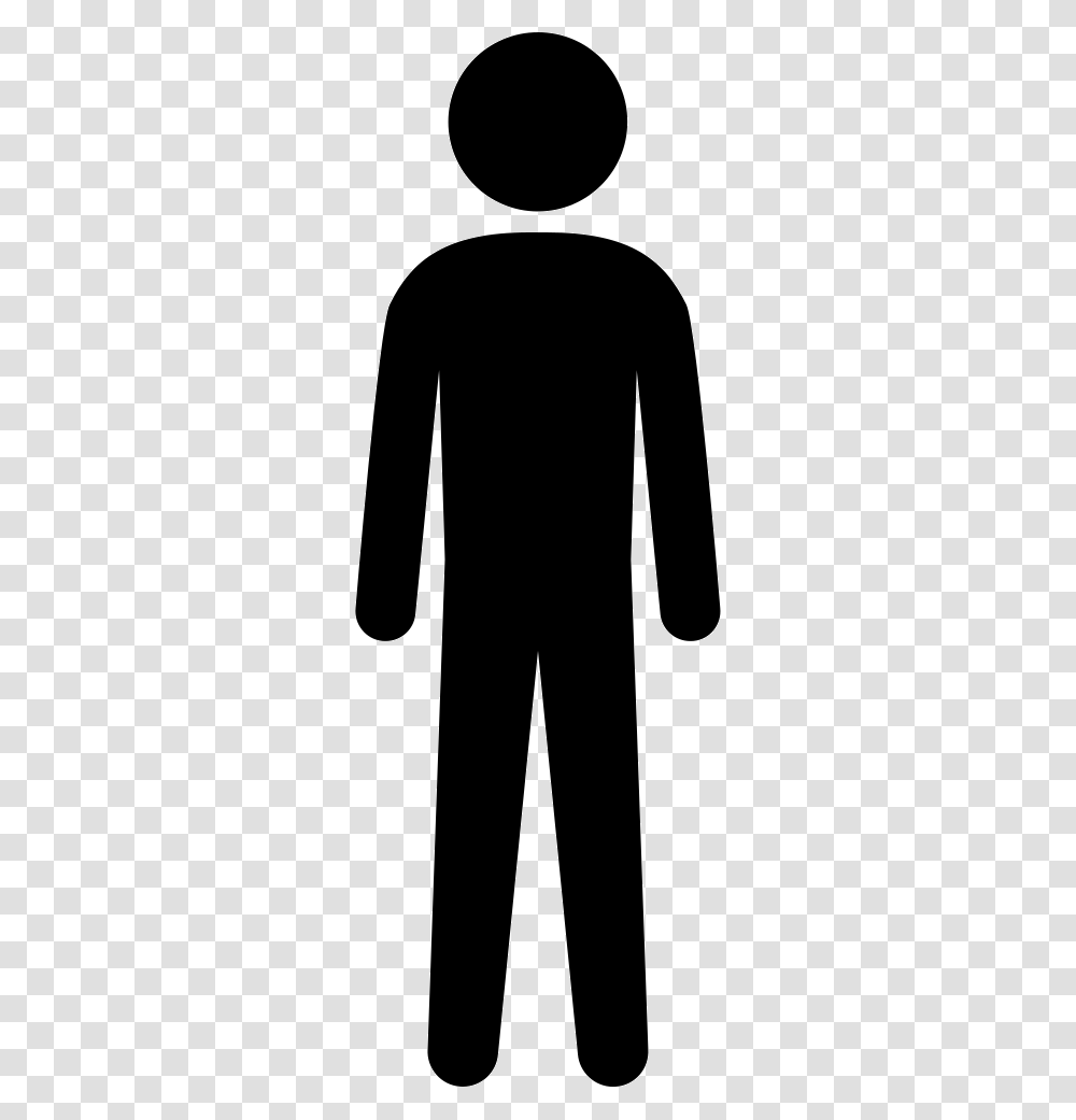 Tall Human Silhouette, Sleeve, Apparel, Long Sleeve Transparent Png