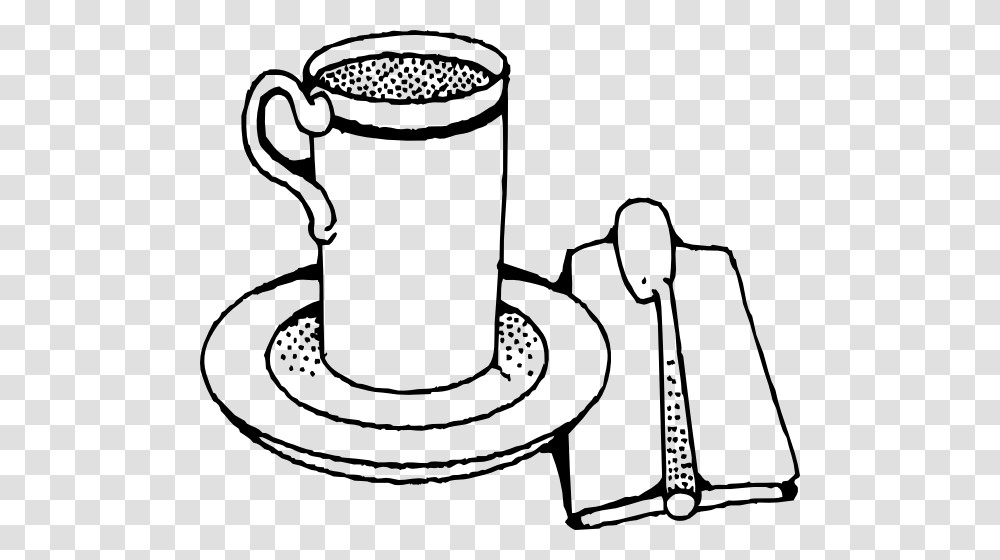 Tall Sandwich Drawing, Coffee Cup Transparent Png