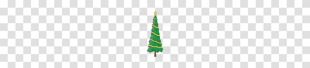 Tall Skinny Christmas Tree Clip Art, Plant, Ornament Transparent Png