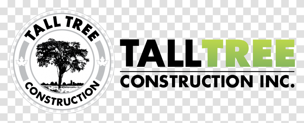 Tall Tree Construction Logo Circle Full Size Circle, Armor, Steamer Transparent Png