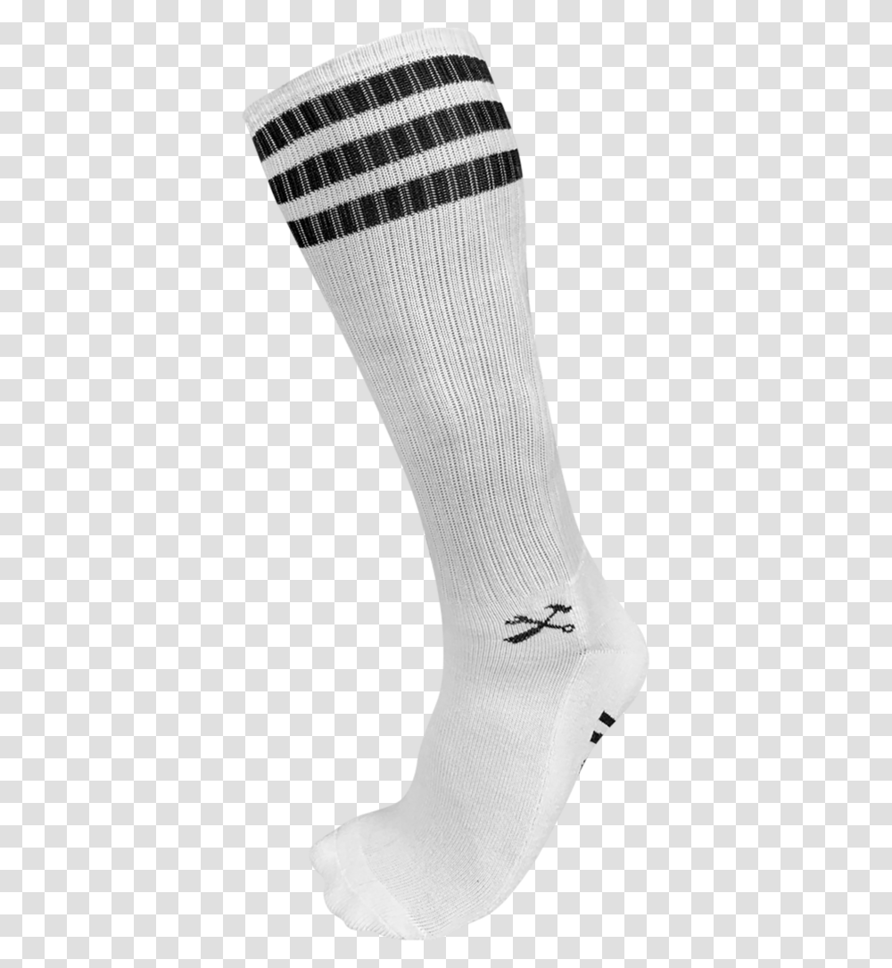 Tall White Classic Stripe Socks Solid, Clothing, Apparel, Shoe, Footwear Transparent Png