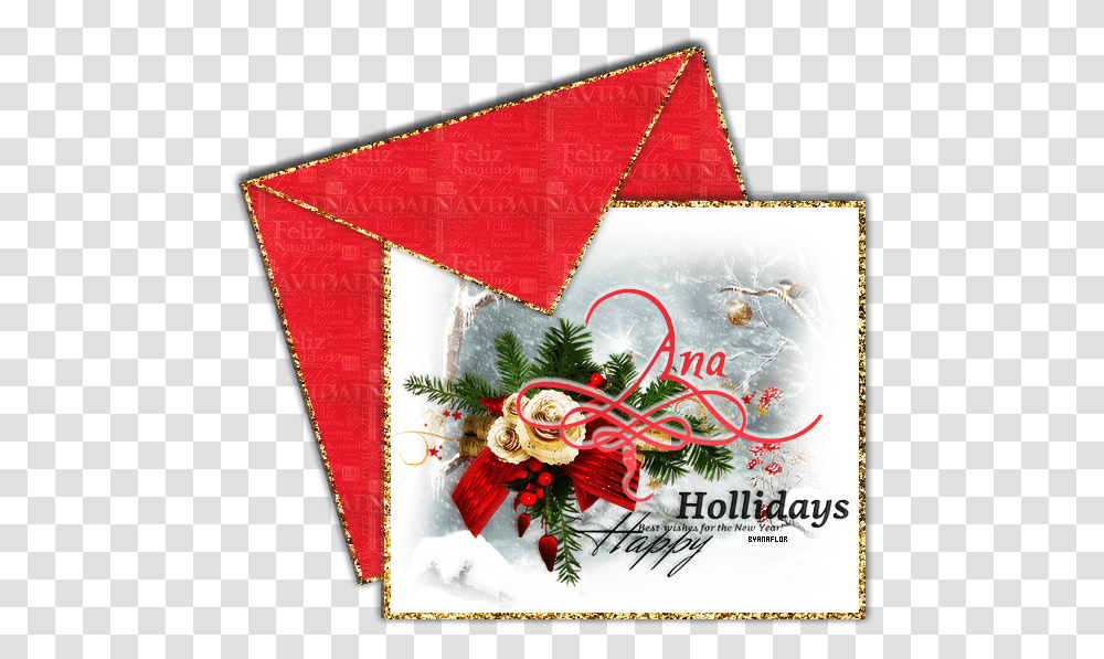 Taller Tarjeta De Navidad, Envelope, Mail, Rug, Greeting Card Transparent Png