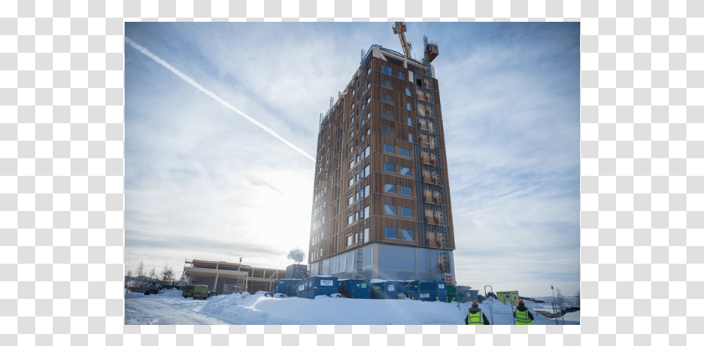 Tallest Wooden Building Norway, Office Building, Person, Condo, Housing Transparent Png
