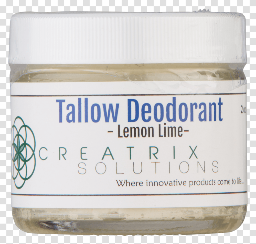 Tallow Deodorant Lemon Lime, Box, Food, Mayonnaise, Cosmetics Transparent Png