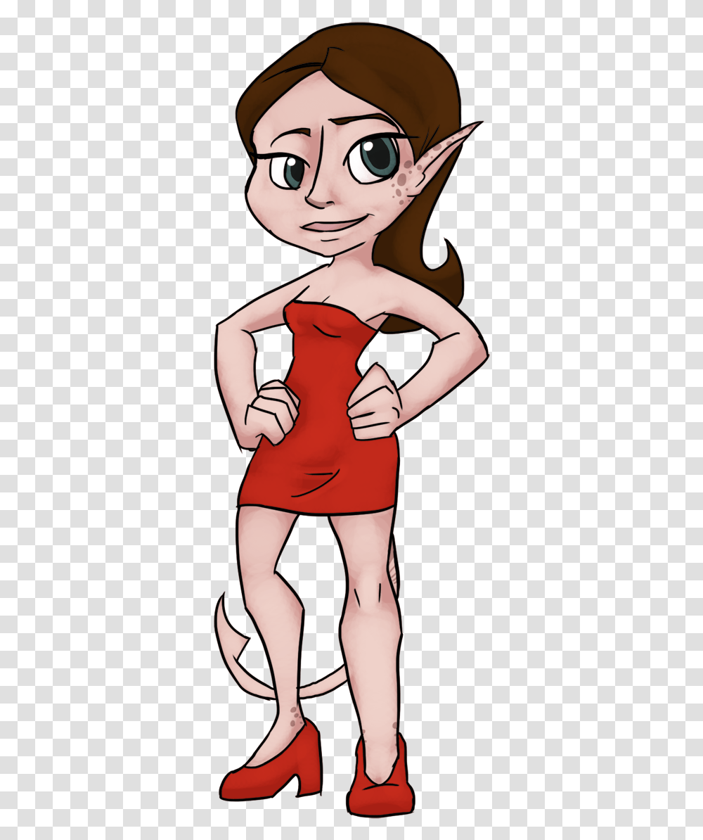 Talwyn S Sexy Legs Cartoon, Person, Dress, Hand Transparent Png