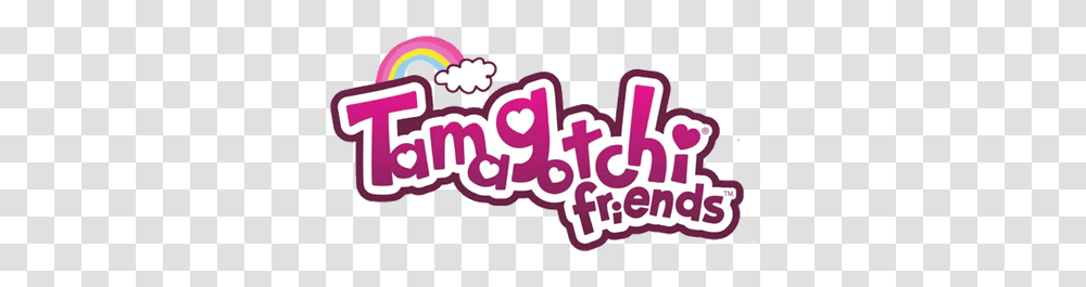 Tamagotchi Logo Tamagotchi Friends Dream Town, Label, Text, Purple, Sticker Transparent Png