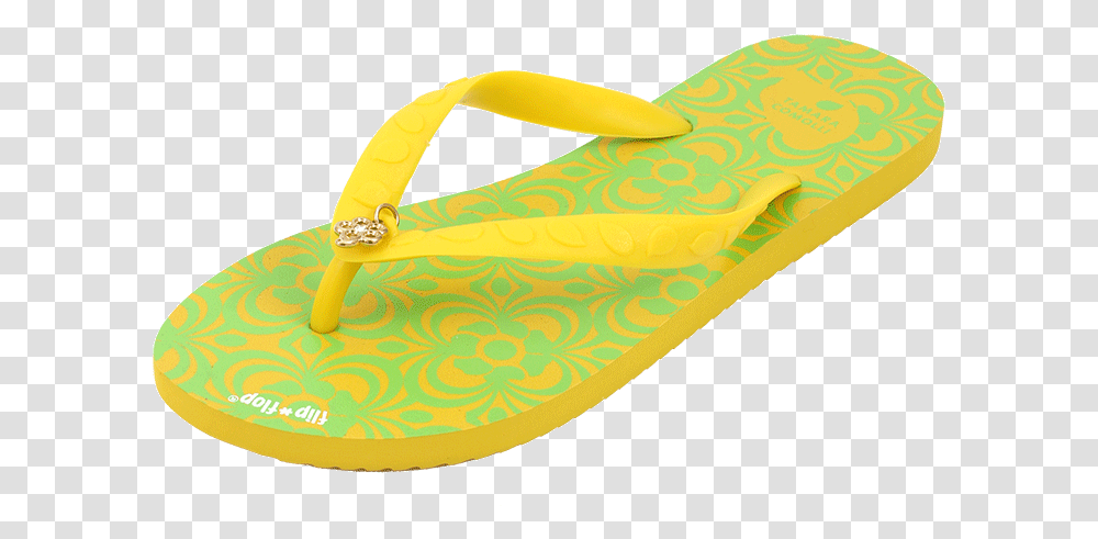 Tamara Comolli Flower Flip Flop In Yellow Flipflops, Clothing, Apparel, Footwear, Flip-Flop Transparent Png