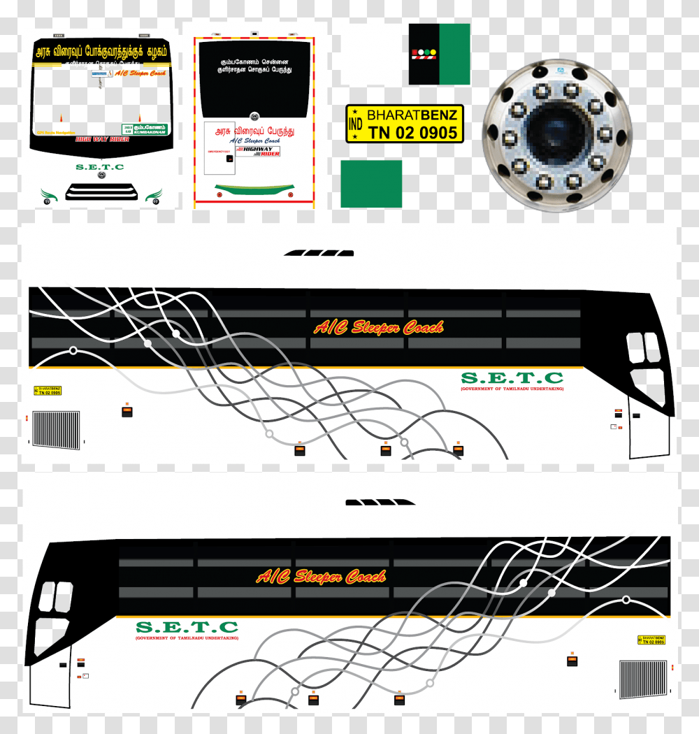Tamil Nadu Bus Livery For Bus Simulator Indonesia, Advertisement, Poster, Flyer, Paper Transparent Png