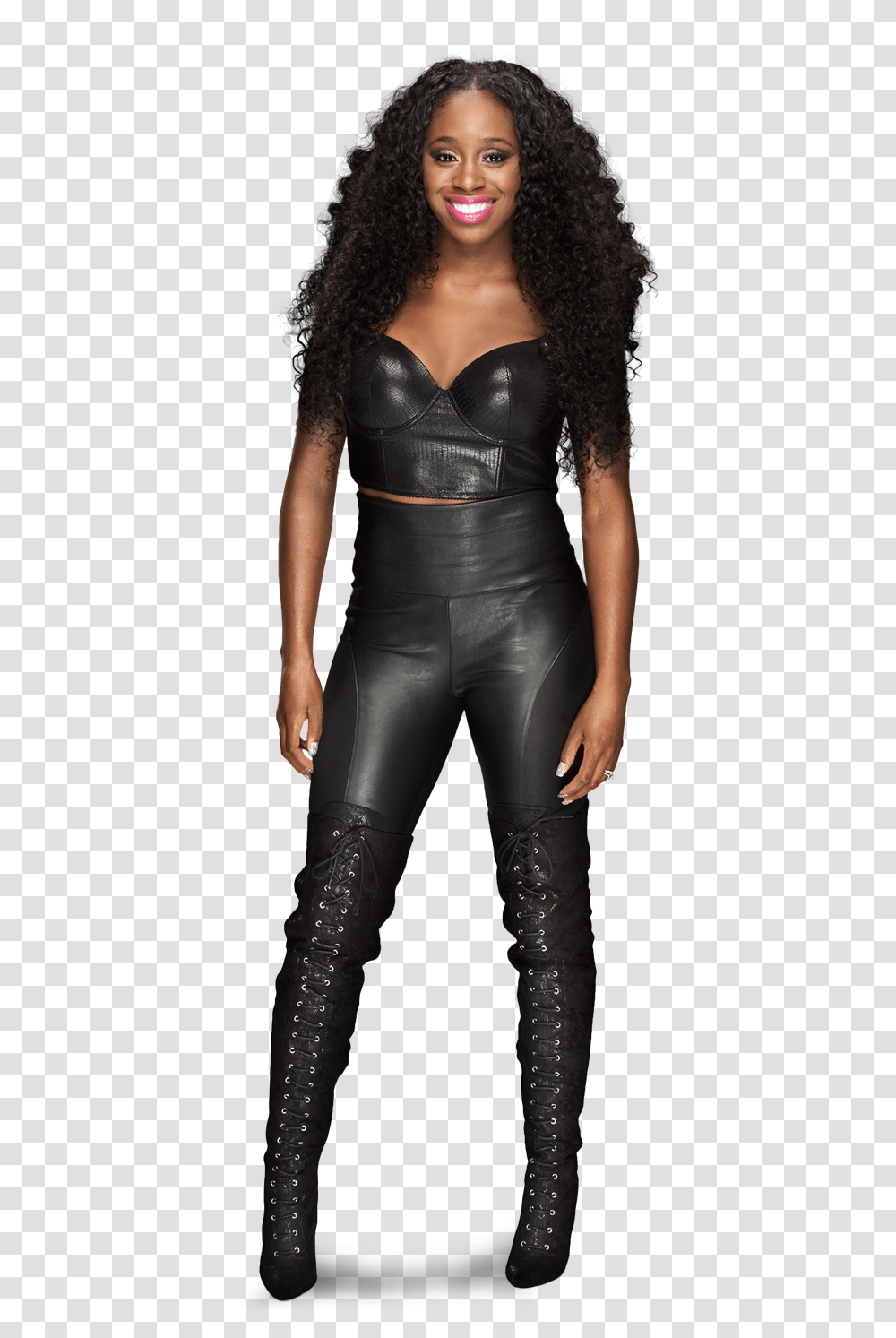 Tamina Wwe Naomi In Leather, Pants, Person, Skin Transparent Png
