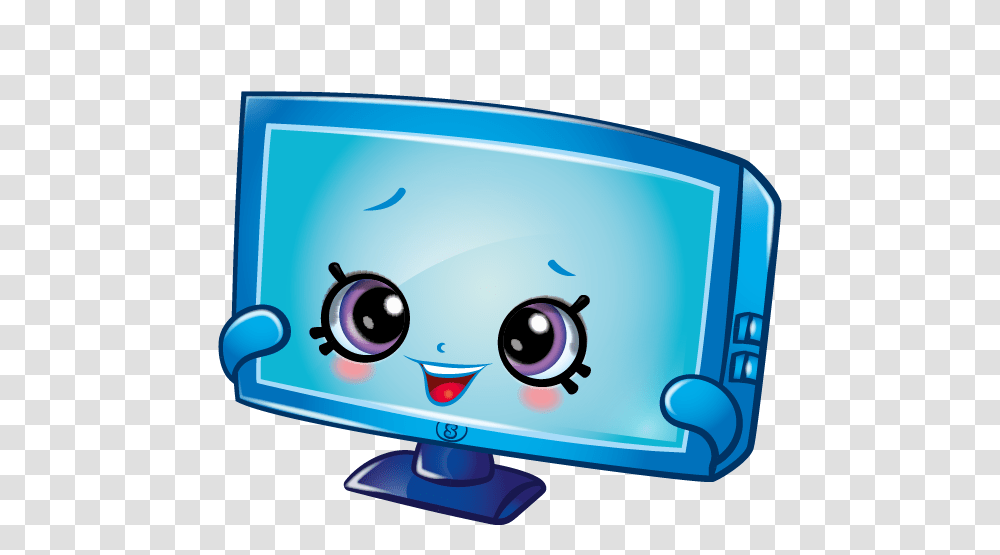 Tammy Tv Art Official Shopkins Clipart Free Image, Monitor, Screen, Electronics, Display Transparent Png